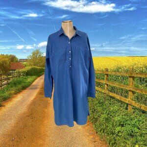 Old Navy/Gap Chambray Casual Shirt Dress